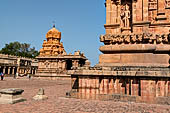 The great Chola temples of Tamil Nadu - The Brihadishwara Temple of Thanjavur. the auxiliary Chandikeshvara shrine. 